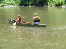 canoeing on Oil Creek
