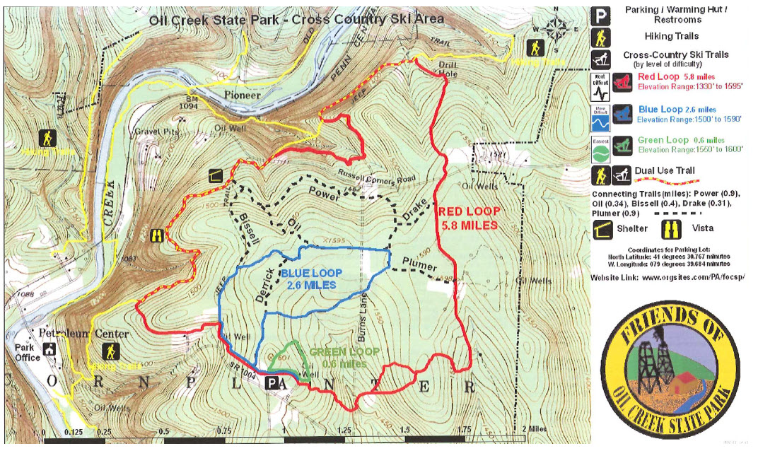 Ski Trail Map